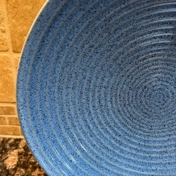 Denby Studio Blue Large Ridged Bowl - Picture 2 of 6